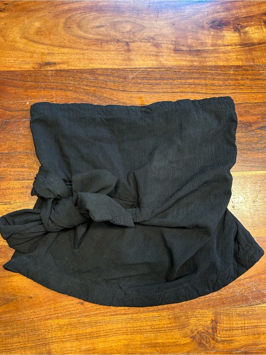 Free People Tops - Free people black side tie cropped tube top